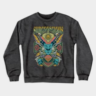 Subconscious Psychedelic Artwork Crewneck Sweatshirt